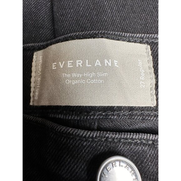 Everlane Black Straight Leg Jeans Timeless Style - Picture 4 of 10